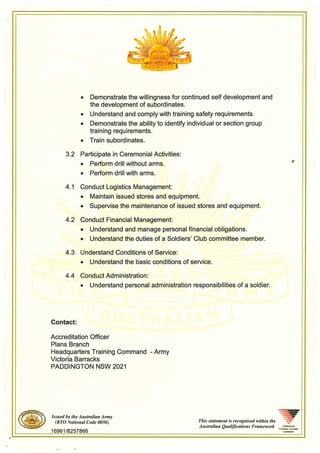 Cert II in Resource Operations page 4