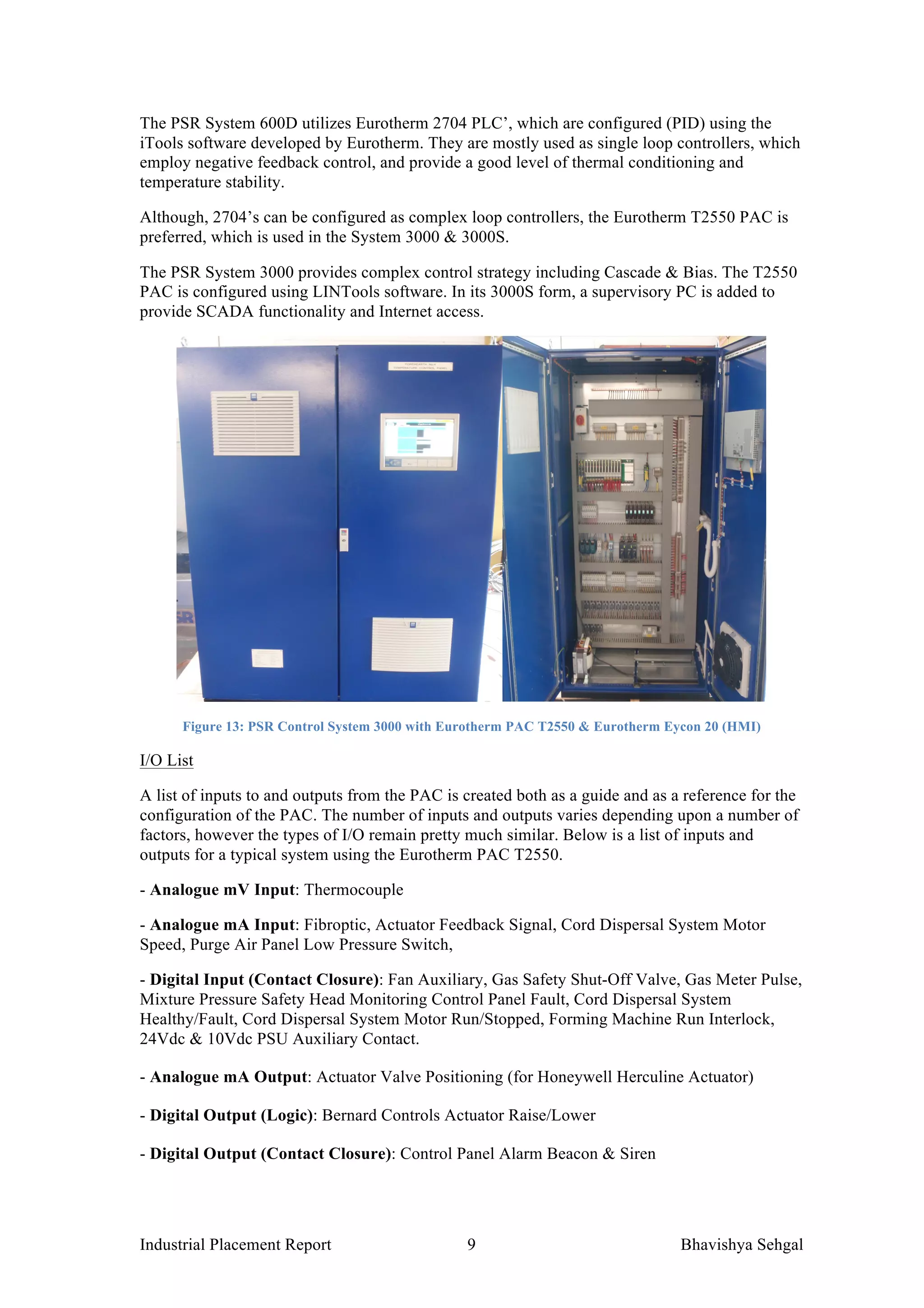Industrial Placement Report | PDF