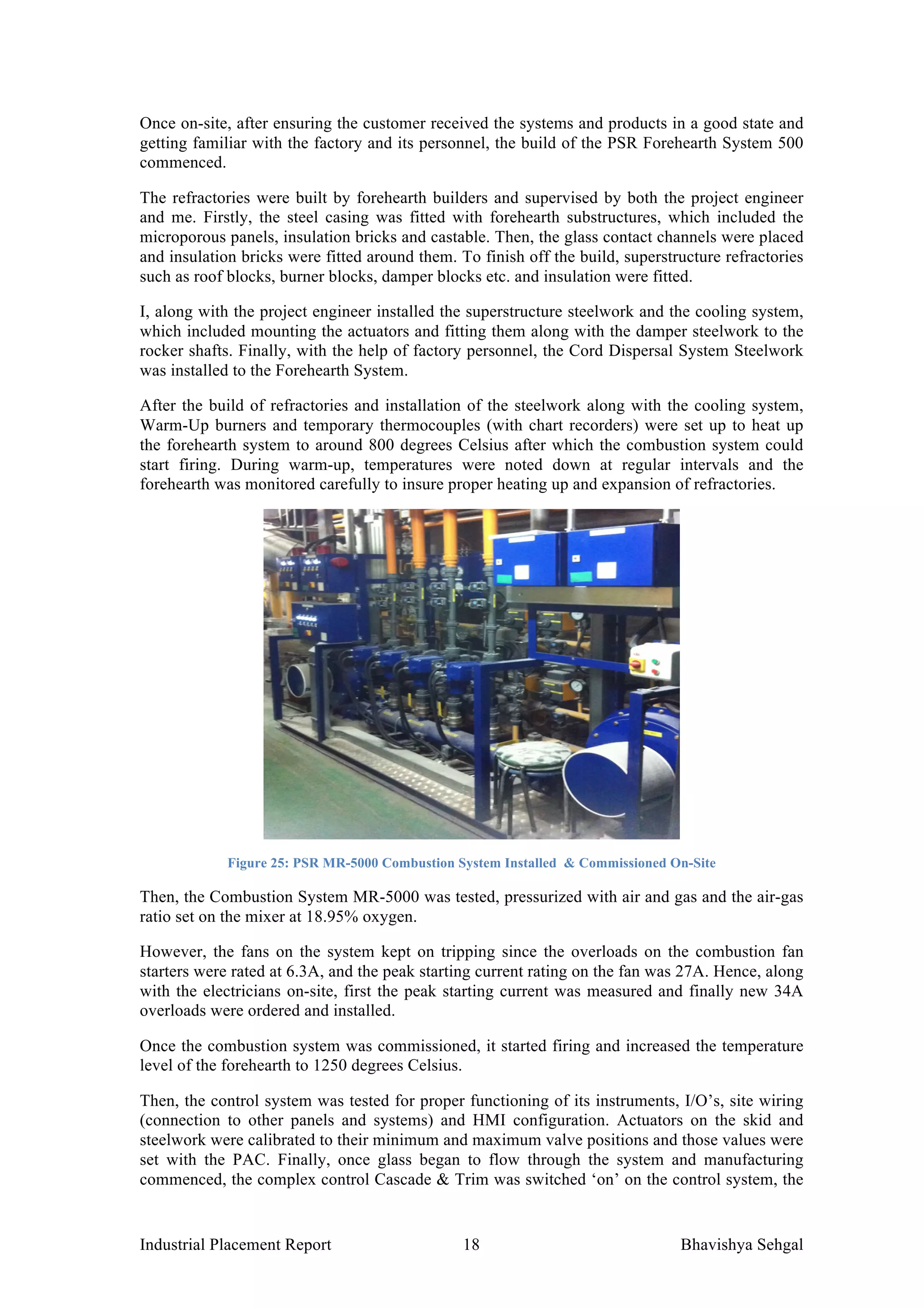 Industrial Placement Report | PDF