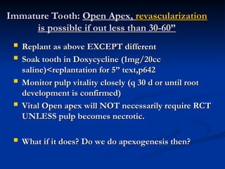D435L09 Dental Trauma%2C Cracked teeth %26 Root Fracture.ppt