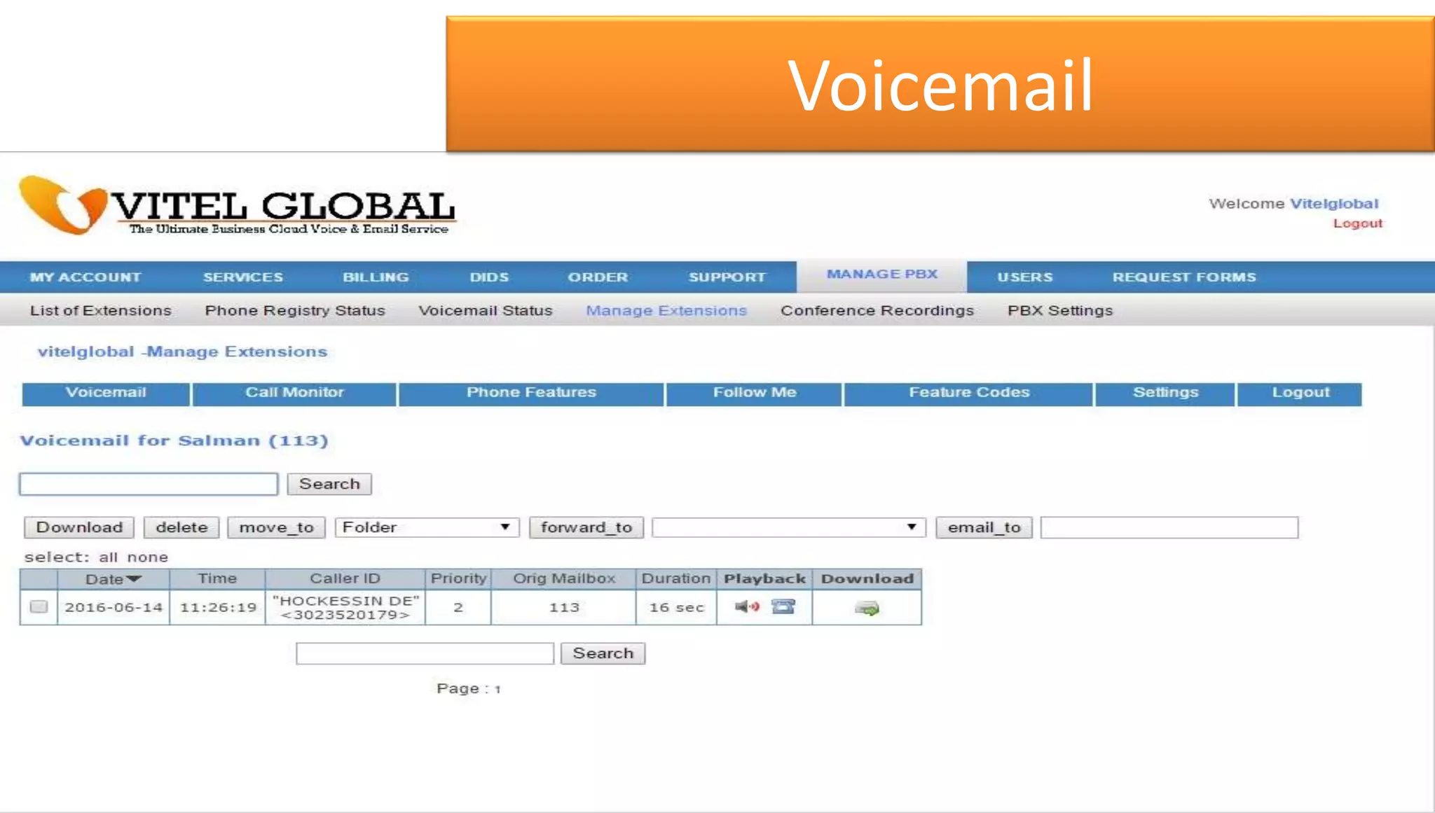 Voicemail
 