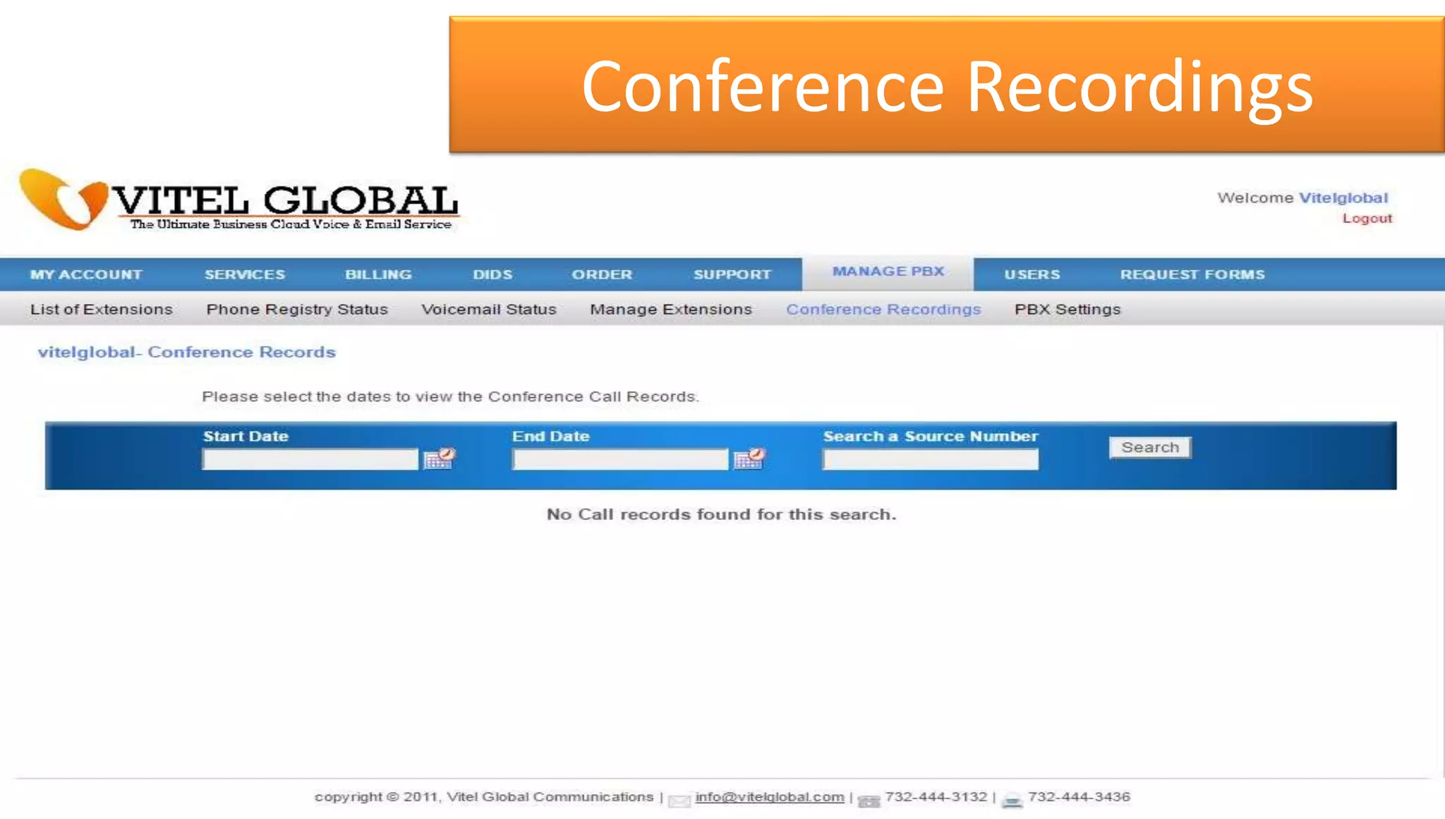 Conference Recordings
 