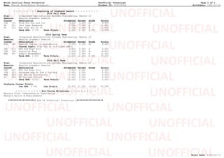 North Carolina State University Unofficial Transcript Page 1 of 1
Name: Monish Hasmukhbhai Navaparia Student ID: 200105694 Birthdate: 1991-07-16
- - - - - - - - - Beginning of Graduate Record - - - - - - - - -
2015 Fall Term
Plan: Integrated Manufacturing Systems Engineering, Master of
Session: Regular Academic Session
Course Description Attempted Earned Grade Points
ISE 723 Prod Pln Sch and Inv 3.000 3.000 B+ 9.999
OR 501 Intr Oper Research 3.000 3.000 A 12.000
ST 512 Exp Stat Bio Sc II 3.000 3.000 A 12.000
Term GPA: 3.778 Term Totals: 9.000 9.000 9.000 33.999
2016 Spring Term
Plan: Integrated Manufacturing Systems Engineering, Master of
Session: Regular Academic Session
Course Description Attempted Earned Grade Points
EGR 590 Special Topics in Engineering 3.000 3.000 B+ 9.999
Course Topic: Stat Egr w/ Six Sigma DMAIC
IMS 675 Mfg Sys Engr Proj 3.000 3.000 S 0.000
ISE 754 Logistics Engr 3.000 3.000 B- 8.001
MBA 541 Supply Management 3.000 3.000 A 12.000
Term GPA: 3.333 Term Totals: 12.000 12.000 9.000 30.000
2016 Fall Term
Plan: Integrated Manufacturing Systems Engineering, Master of
Session: Regular Academic Session
Course Description Attempted Earned Grade Points
IMS 675 Mfg Sys Engr Proj 3.000 0.000 0.000
ISE 519 Database App in Ind & Sys Eng 3.000 0.000 0.000
MBA 545 Dec Making Uncertainty 3.000 0.000 0.000
ST 535 ST Process Control 3.000 0.000 0.000
Term GPA: 0.000 Term Totals: 12.000 0.000 0.000 0.000
Graduate Career Totals
Cum GPA: 3.556 Cum Totals: 33.000 21.000 18.000 63.999
- - - - - - - - - - Non-Course Milestones - - - - - - - - - -
Masters Final Comprehensive Examination
Masters Option B Requirements
********************[ End of Unofficial Transcript ]********************
Print Date: 2016-09-13
 