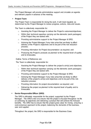 Qipp Quality, Innovation, Productivity and Prevention (QIPP) Programme ...