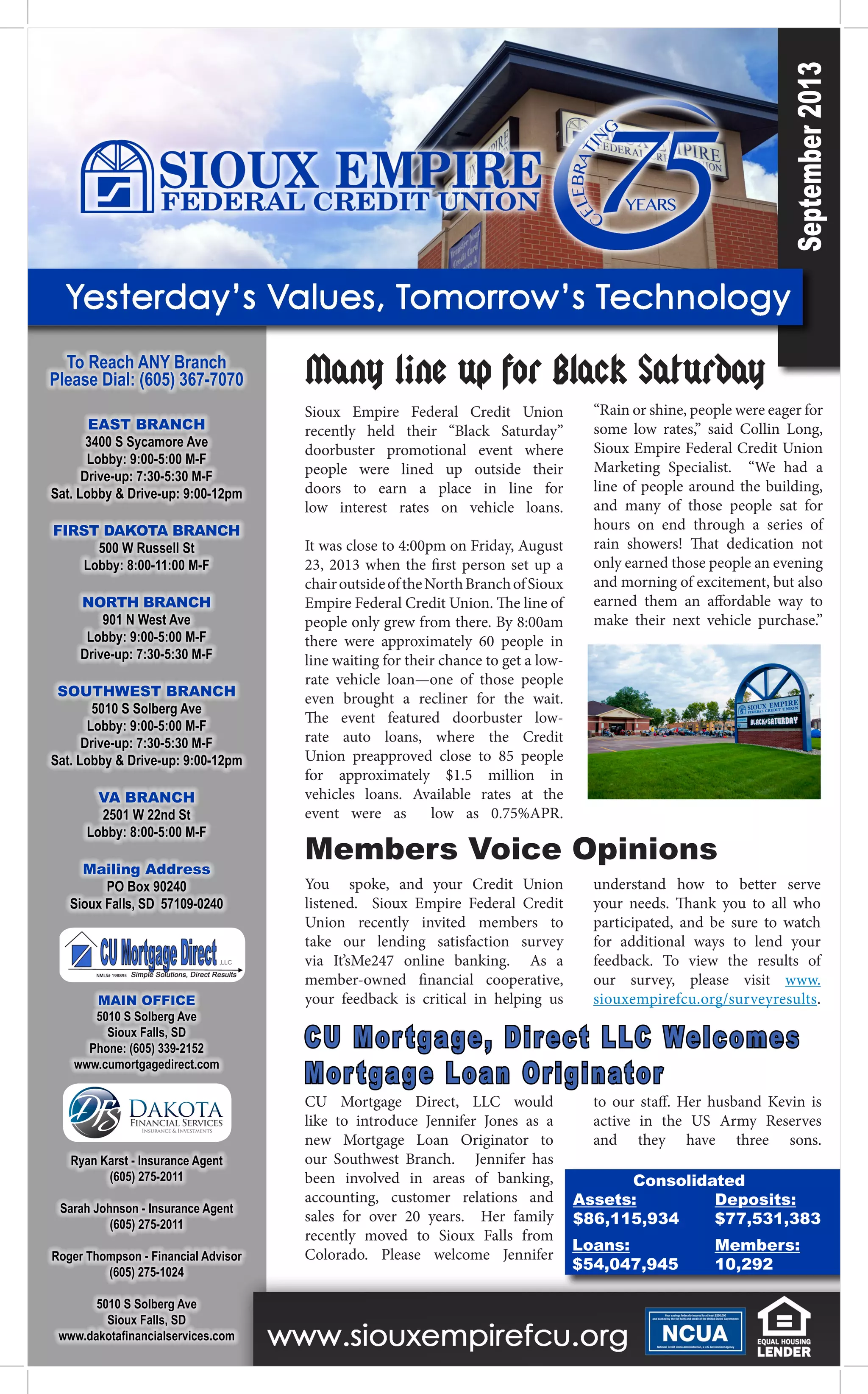 SEFCU Print Newsletter PDF SEFCU Print Newsletter PDF