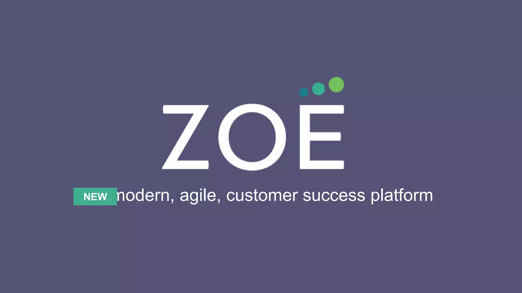 modern, agile, customer success platformNEW