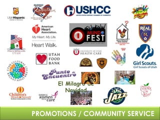 El Milagro de 
Navidad 
PROMOTIONS / COMMUNITY SERVICE 

