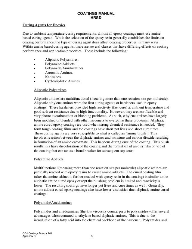 BASICS ON COATINGS CHEMISTRY