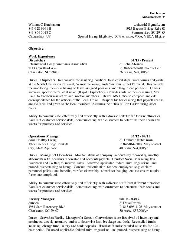 resume format rules