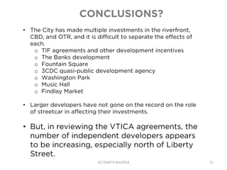 UC DAAP 9 Nov2016
•
o
o
o
o
o
o
o
•
•
51
 