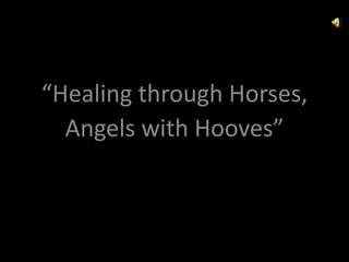 Photo Album
“Healing through Horses,
Angels with Hooves”
 