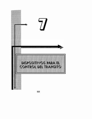 DISPOSITl'/OS PARA El
CONTROL DEL TRANSITO
113
 