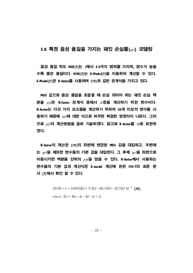 Master thesis voip