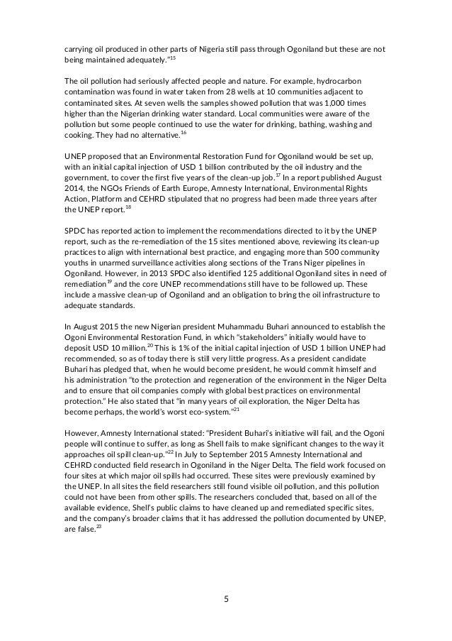 shell nigeria dodging responsibilities samples of cover letters to shell oil company nigeria