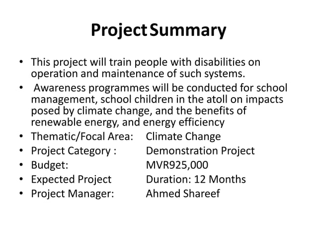 Presentation of Green School Project by ADRC | PPT