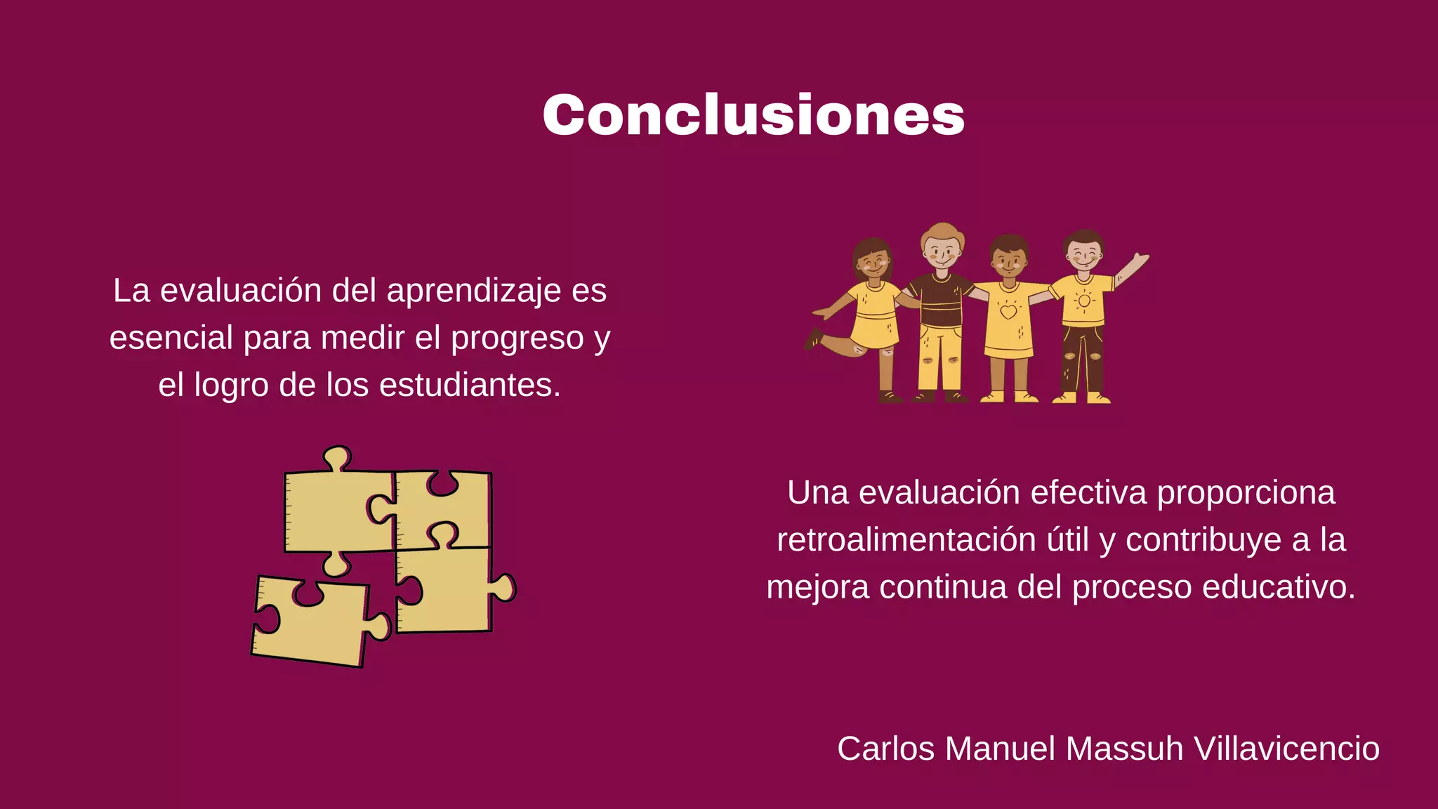 El aprendizaje como objeto de evaluación