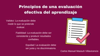 El aprendizaje como objeto de evaluación