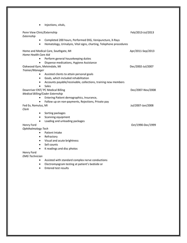 Julies Resume DOC Julies resume doc