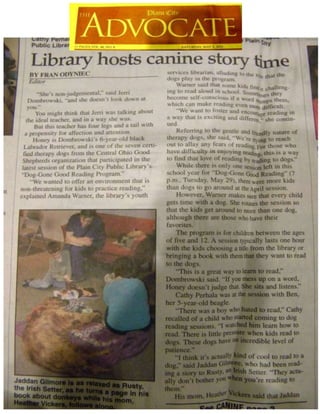 Therapy Dogs Article