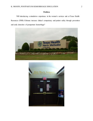 Pph Simulation PPH Simulation Paper REAL | DOCX