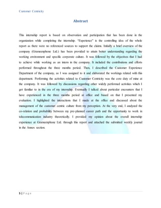 Internship Report- 110 761 030 | DOCX