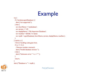 Mobile Web Apps Best Practices Presentation at Design4Mobile 2009