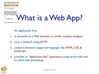 Mobile Web Apps Best Practices Presentation at Design4Mobile 2009
