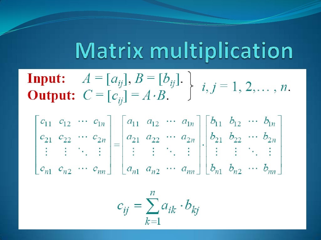 strassen matrix multiplication algorithm