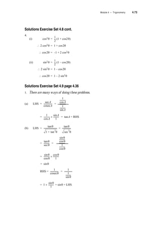 2
3
2
+ 18 3 2= = =
3–
3
------
x
y
–3
3
A
B
O –45°
θ
In triangle ABO,
angle AOB = 45q
? the supplementary angle
(which is what we want)
T = 180q – 45q = 135q
?
or
Q r T  