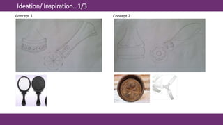Ideation/ Inspiration…1/3
Concept 1 Concept 2
 