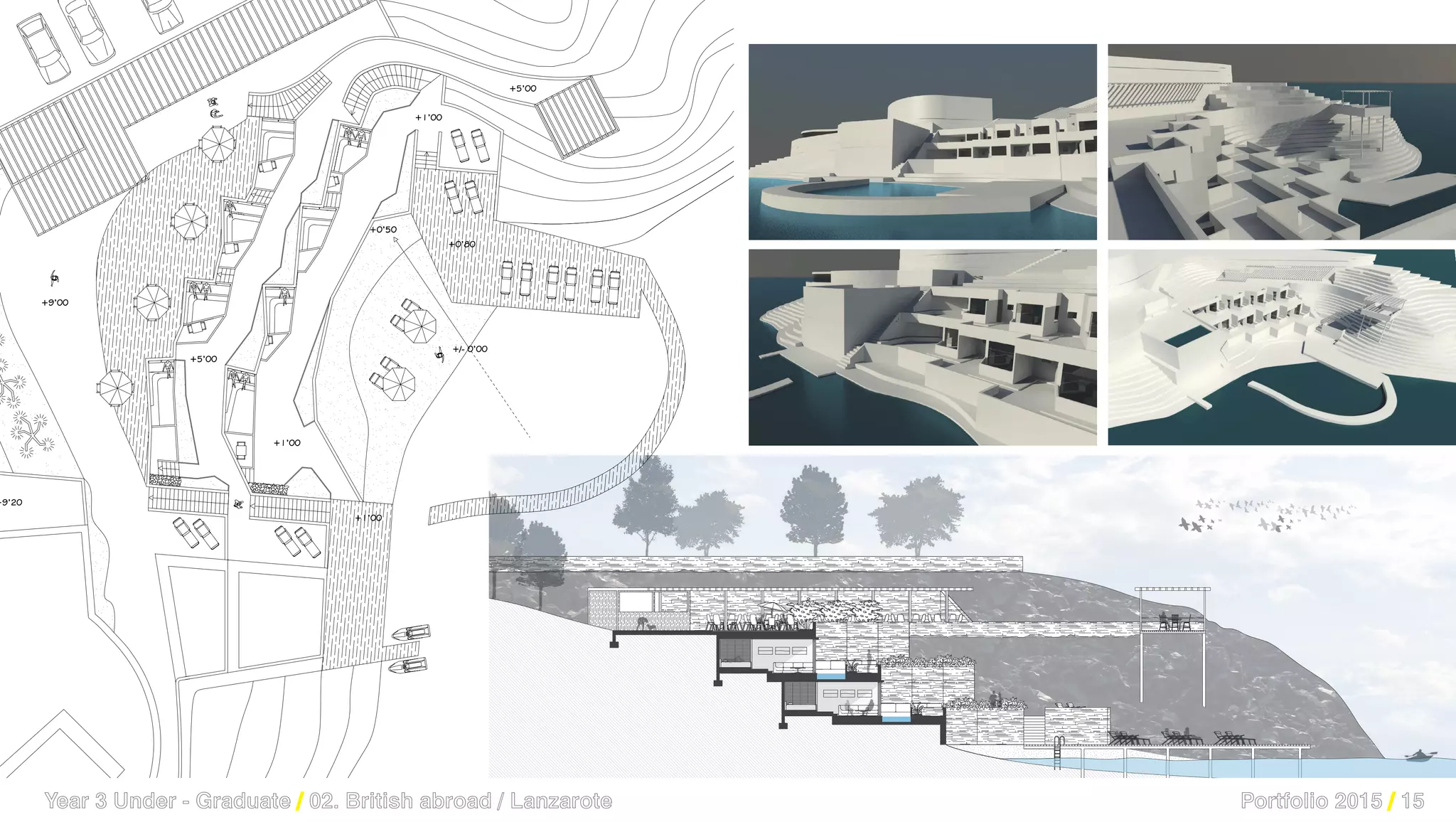 Portfolio 2015 / 15
1
2
1
2
2
1
22
4
24
3
+9’20
+9’00
+5’00
+0’80
+5’00
+1’00
+1’00
+0’50
+1’00
+/- 0’00
Year 3 Under - Graduate / 02. British abroad / Lanzarote
 