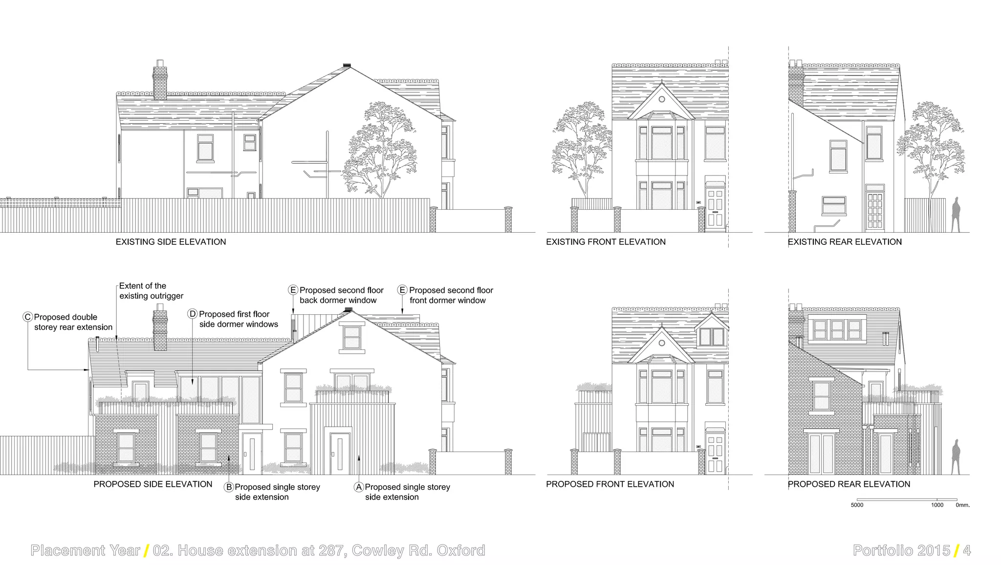 Portfolio 2015 / 4Placement Year / 02. House extension at 287, Cowley Rd. Oxford
 