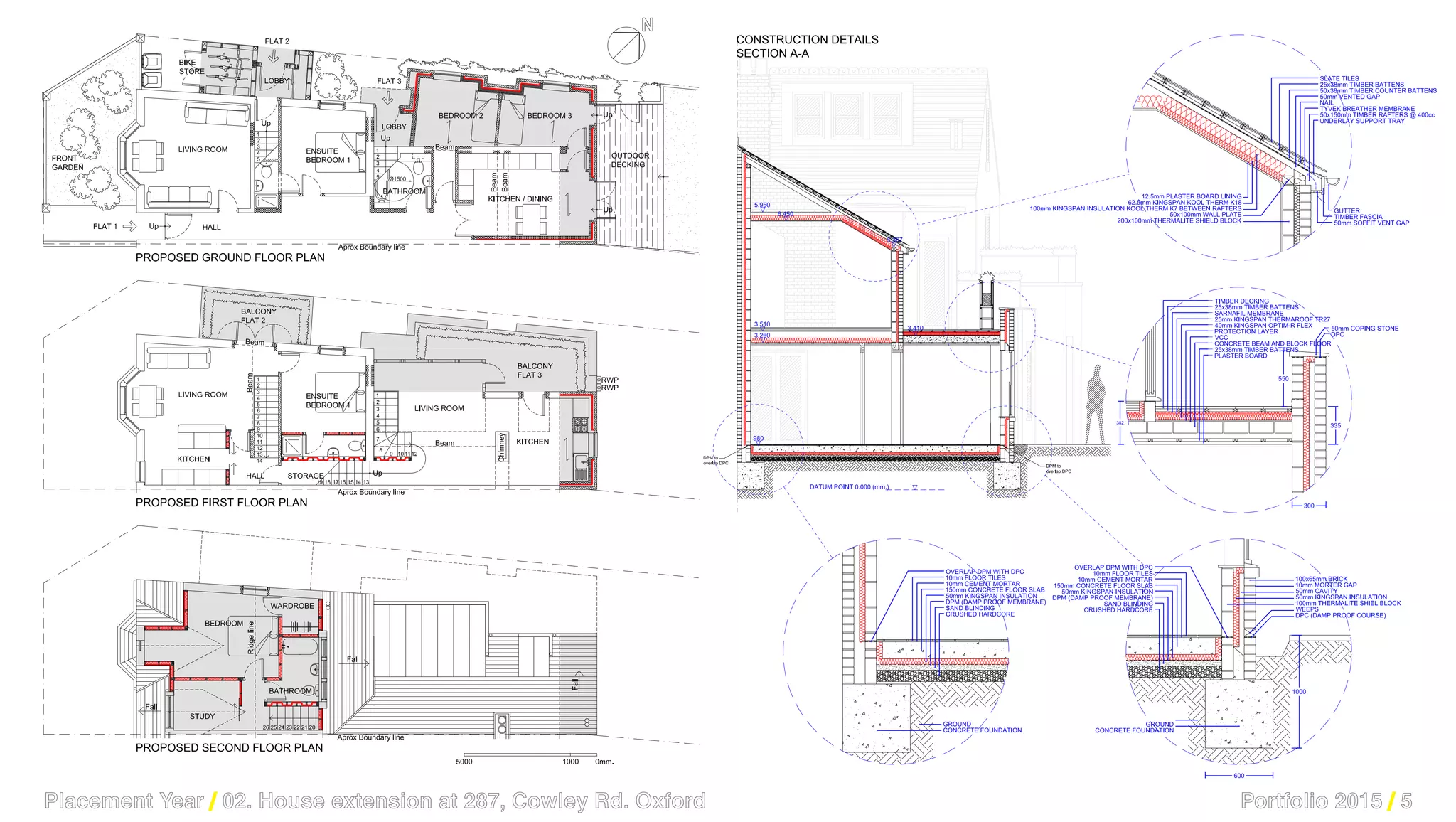 Portfolio 2015 / 5Placement Year / 02. House extension at 287, Cowley Rd. Oxford
 