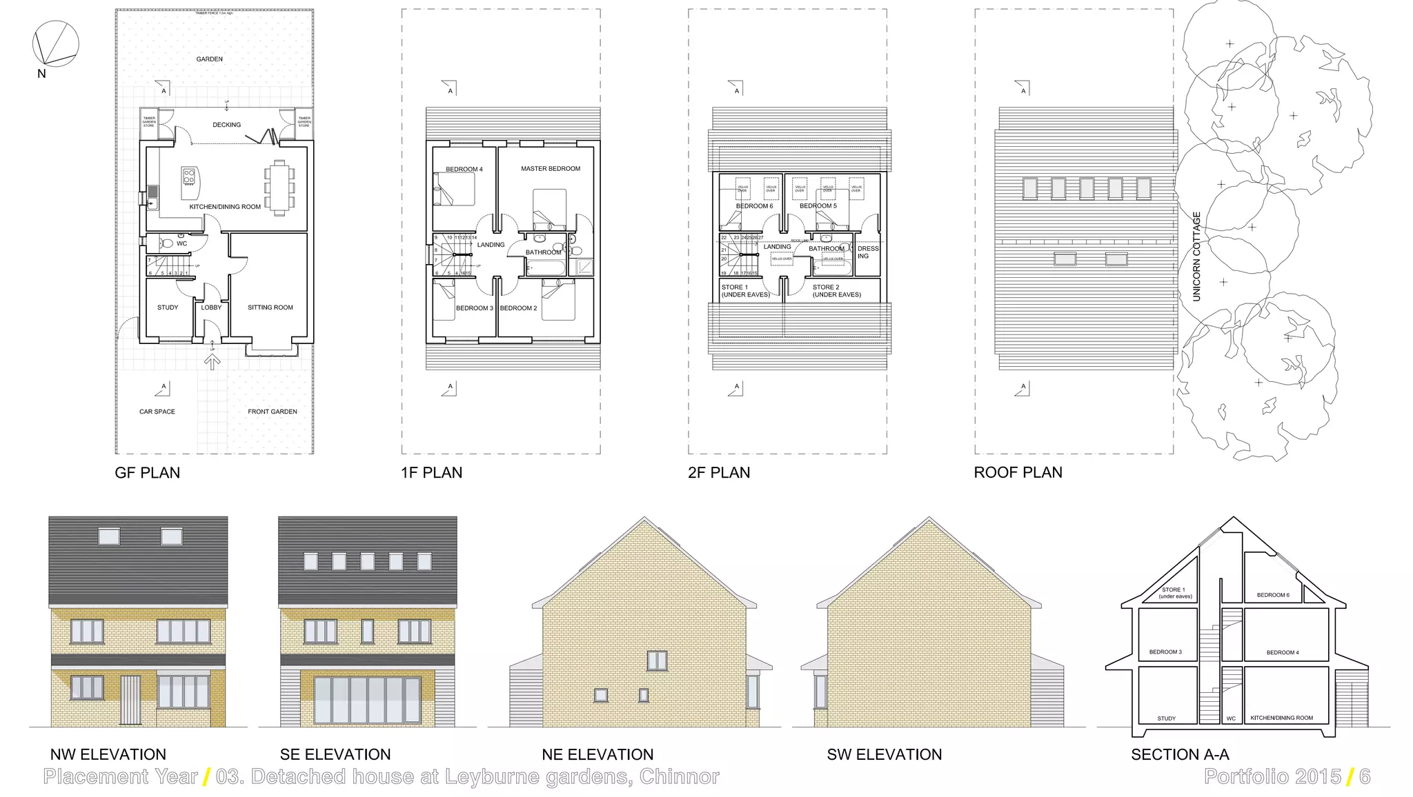 Portfolio 2015 / 6Placement Year / 03. Detached house at Leyburne gardens, Chinnor
 