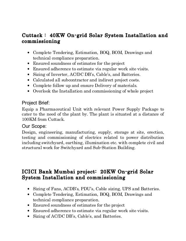 Resume Project Engineer 02 03 2016