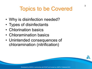 Final AWWA Workshop Module 3-Disinfection | PPTX