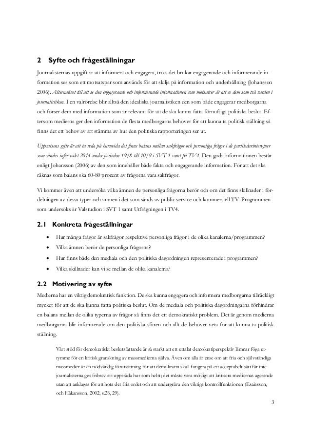 Informerande tal ämnen