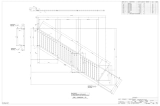 SHOP NOTE:
1) FULLY WELD ALL PIPE JOINTS
2) GRIND SMOOTH ALL WELDS & EDGES
QTY. SITE BOLTS LENGTH
GRID LOC REF DWGQTY
2.1-2.2/K-H E71
0 ISSUED TO SHOP 22/01/14 BW
A ISSUED FOR APPROVAL 03/01/14 BW
REV DESCRIPTION DATE BY
ONE - HANDRAIL - R1 CUSTOMER:
DRAWN BY: DATE: (D/M/Y)
PROJECT:
DWG#
CPI Construction Ltd.
BW 24/12/13
EDCON Power Tongs
R1
CHECKED BY:DATE: (D/M/Y)
IC3D
REV#
0HOLES: 13/16" Ø U.N.O.
PAINT: CISC/CPMA 1-73A PRIMER JOB#-PO#
1166-1806
ALL STEEL CRAFT
PHONE: (780) 478-6668 FAX: (780) 478-6677
FABRICATORS LTD.
MARK QTY DESCRIPTION LENGTH WEIGHT REMARKS MATL ABM#
R1 1
R1 1 PIPE1-1/4STD 11'-11 9/16" 26 A53
0HANDRAIL
L198 1 PIPE1-1/4STD 1'-11 5/16" 4 A53
L200 3 PIPE1-1/4STD 2'-9 3/4" 18 A53
L201 2 PIPE1-1/4STD 3'-6 5/16" 15 A53
L202 1 PIPE1-1/4STD 3'-3 3/4" 7 A53
L204 1 PIPE1-1/4STD 6 1/16" 1 A53
L211 1 PIPE1-1/4STD 3 15/16" 1 A53
L212 1 PIPE1-1/4STD 2 13/16" 1 A53
L216 27 ROD3/4" 2'-4 3/8" 93 300W
L217 1 ROD3/4" 2'-4 7/8" 4 300W
L282 1 PIPE1-1/4STD 4 13/16" 1 A53
TOTAL WEIGHT THIS DRAWING 170
8'-678/
1'-101516/1'-101516/2'-118/
2
21316/
10'-41316/
33
8/
2'-13
8/
1
2'-55
8/
2'-65
8/
318/
L217
L216
L216
L216
L198
L202
L201
L201
L200
L200
2'-738/
2'-6916/1316/
L212
L282
L211
L204
A
A
6'-358/
2'-11 3'-1 3'-1 1'-1
3'-5 3
16
/
3'-7 9
16
/
3'-7 9
16
/
4 4 8@358/ =2'-5 4 4 8@358/ =2'-5 4
11'-11 9
16
/
SHOP NOTE:
NO PAINT 2" AROUND
POST ENDS
L216
L216
L216
L216
L216
L216
L216
L216
L216
L216
L216
L216
L216
L216
L216
L216
L216
L216
L216
L216
L216
L200
L216
L216
L216
R1
12/4
7716/ 31.81°
12
1916/
3'-0
1
412/2'-578/1
2'-11516/
2'-978/
2 8@358/ =2'-5
2'-314/
2'-11516/
1'-738/8116/
778/2'-3716/
13
16
/
1'-3 5
16
/
41316/
6116/
R1
L212
L211
L282
L204
2'-738/
2'-6916/1316/
6116/
5316/
41316/
31516/
SHOP NOTE:
NO PAINT 2" AROUND
RAIL END
SHOP NOTE:
NO PAINT 2" AROUND
RAIL END
L204
L282
L217
A - A
 