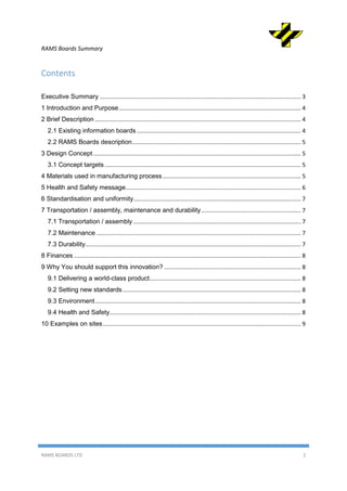RAMS Boards - Summary | PDF