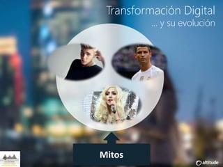 Transformación Digital
… y su evolución
Mitos
 