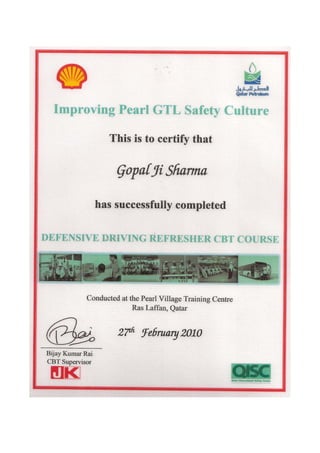 CV - Gopal Sharma with attachements - Copy