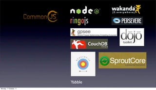 Yabble
Monday, 17 October, 11
 