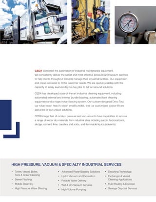 CEDA Brochure All Service Lines_2014 | PDF