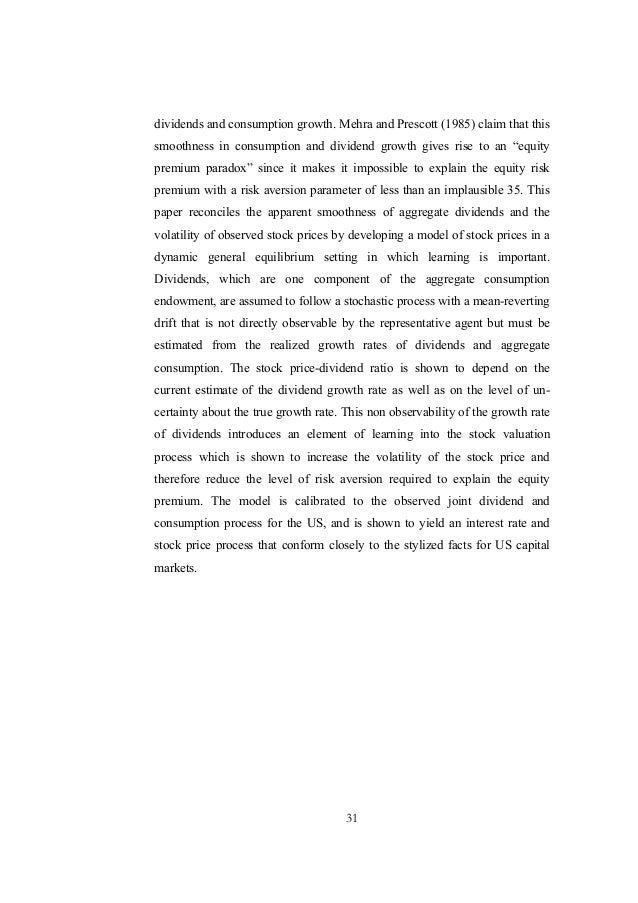 Master thesis stochastic volatility