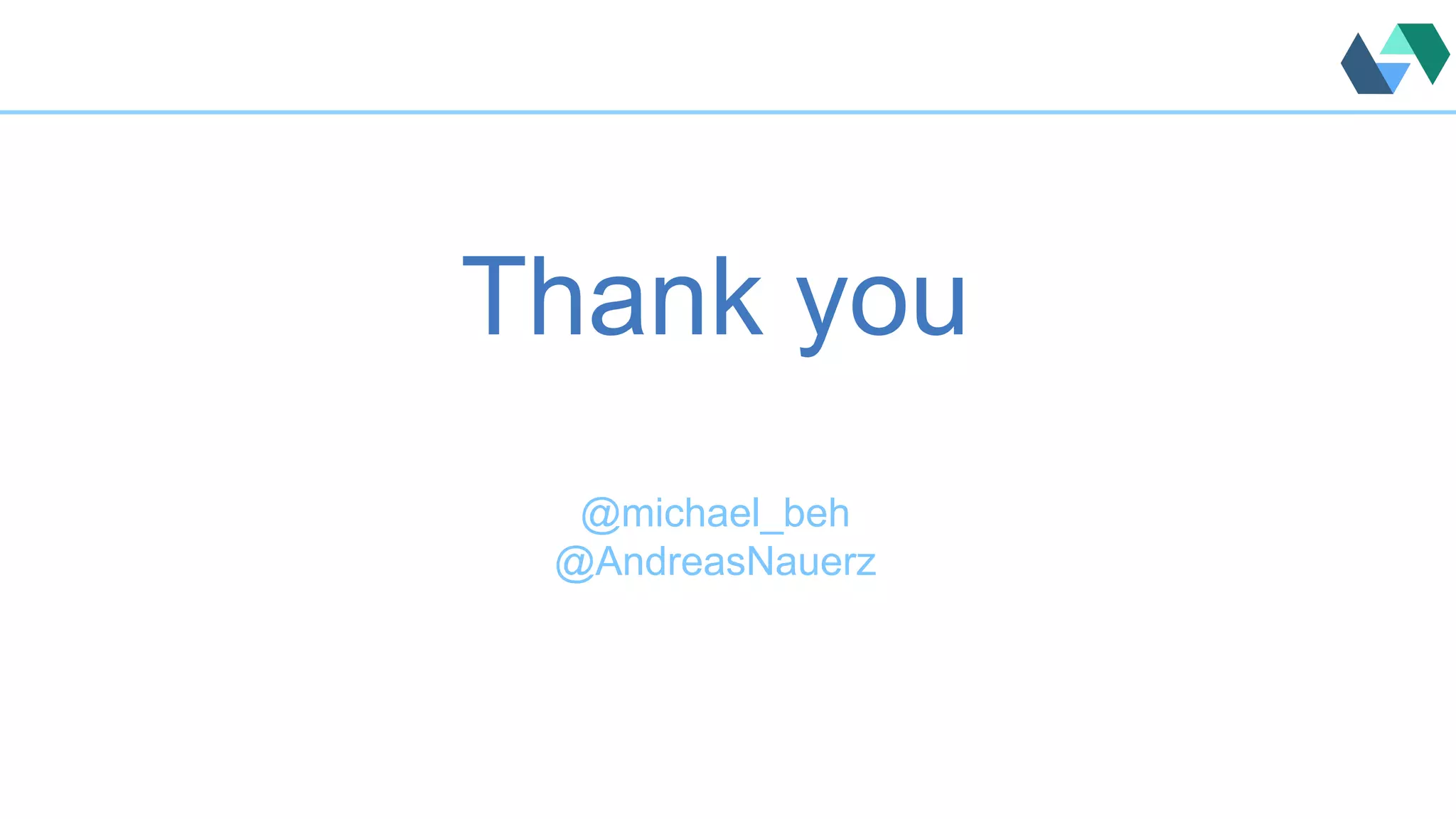 Thank you @michael_beh @AndreasNauerz 