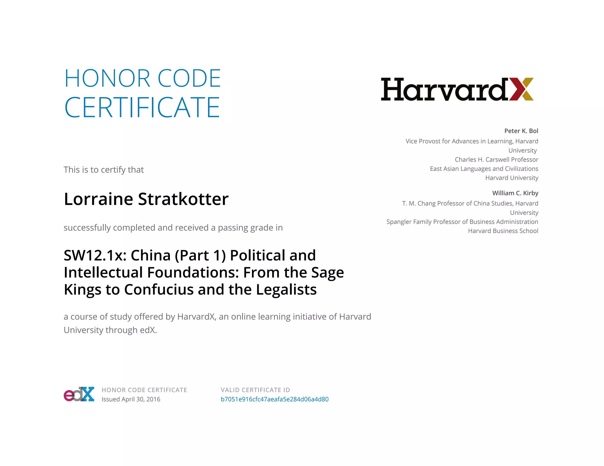 Certificate - Part 1 | PDF