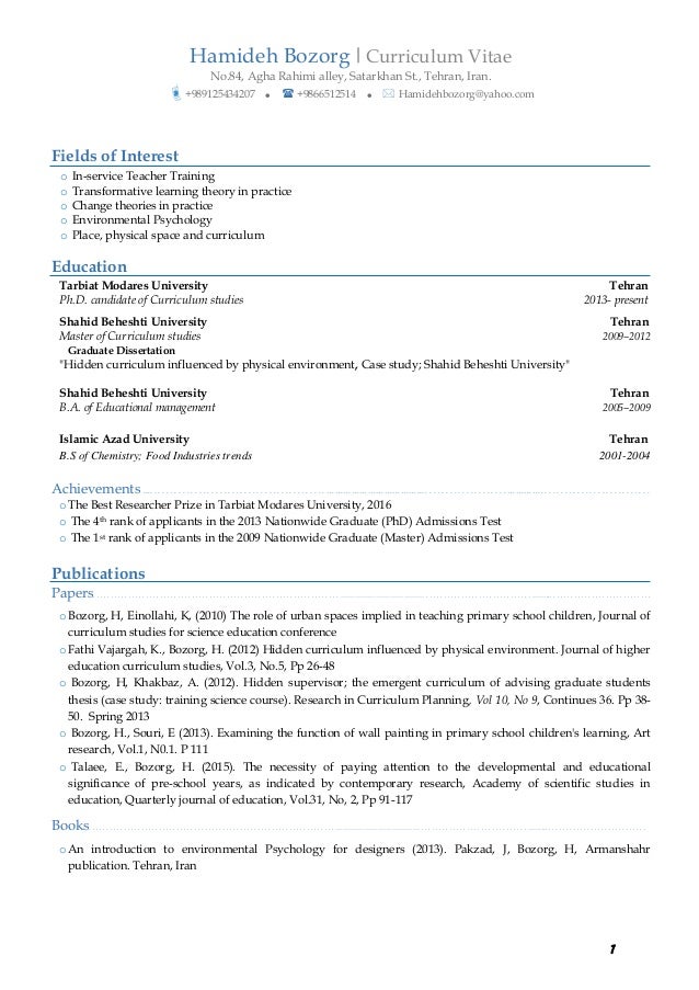 My Cv Daad