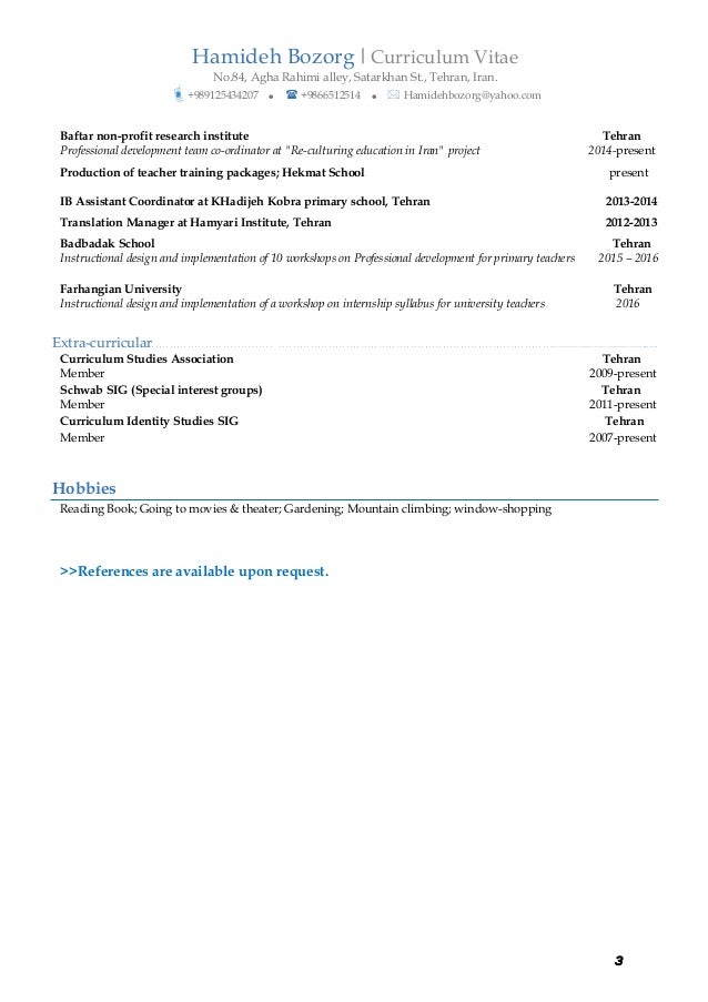 My Cv Daad