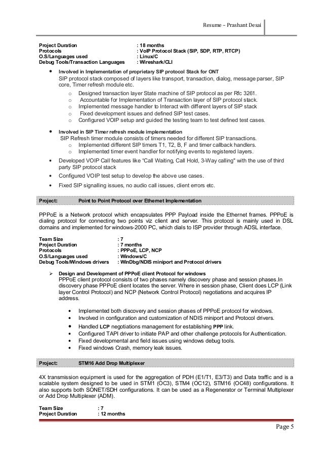 networking skills resumes