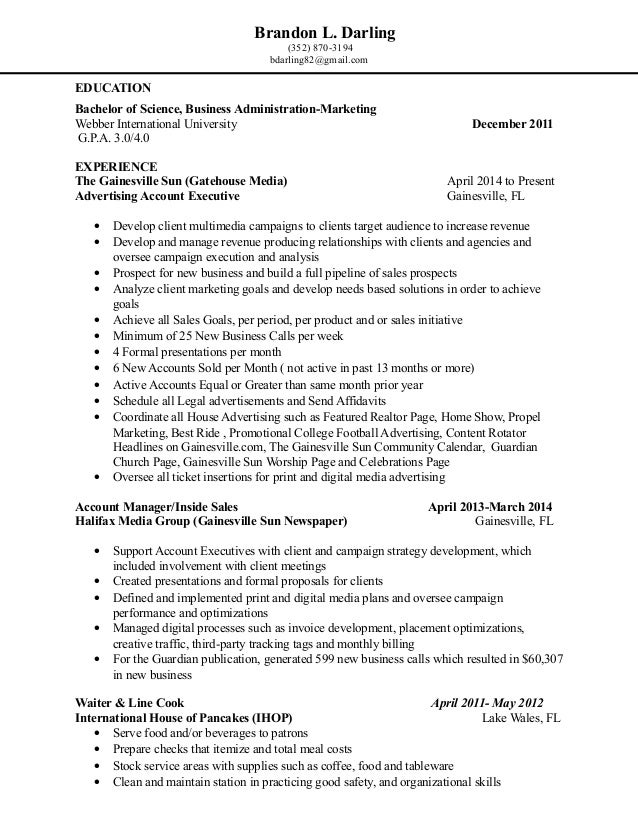 brandon darling resume